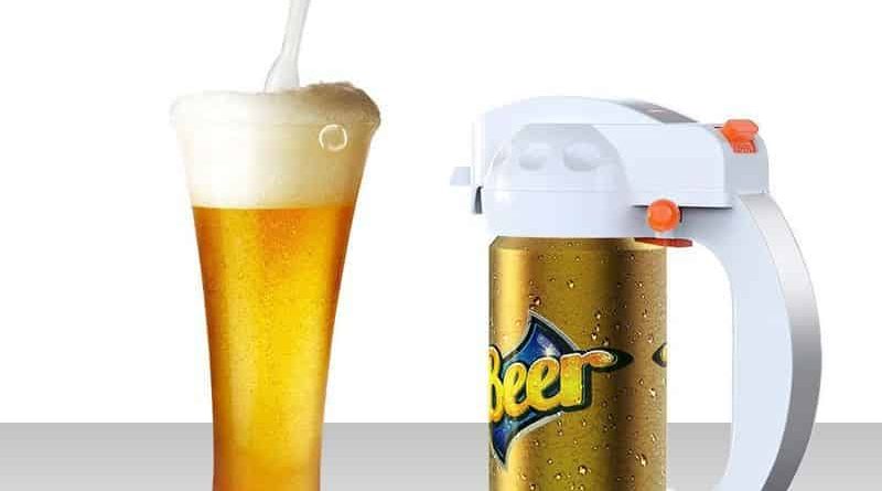 The blowing agent for beer cans