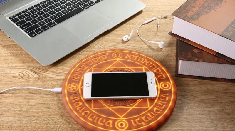 Wireless charging Kobwa in the form of a magic circle