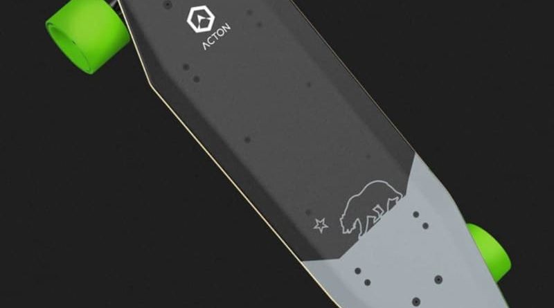 Skateboard ACTON on electricity from Xiaomi