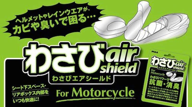 Air purifier based on wasabi for motorcyclists