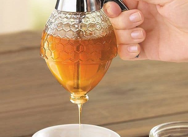 Lever dispenser for liquid honey Norpro