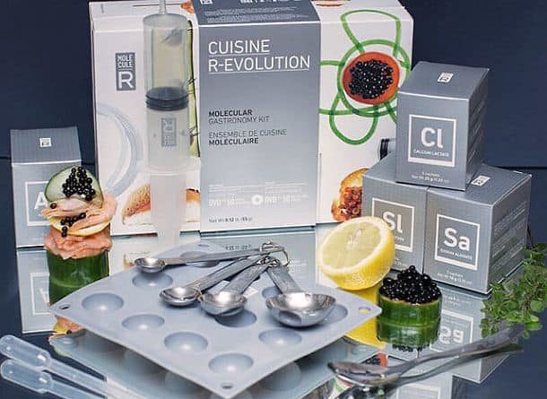 Kit for the preparation of dishes of molecular gastronomy Molecule-R Cuisine R-Evolution Kit