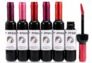 Lip gloss format wine bottles